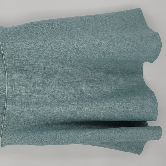 Lulu's Winsome Backless Skater Mini Dress Mint Blue with Pockets Fit & Flare - Picture 4 of 11